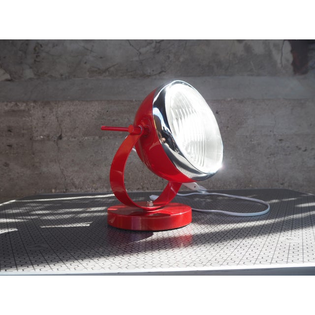 Industrial Moto Style Table Lamp, 1970s For Sale - Image 4 of 18