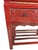 Wood Vintage Chinoiserie Red Lacquer Console Table 33.5" W For Sale - Image 7 of 12