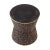 2010s Contemporary Hand Chiseled Black Accent or Side Table For Sale - Image 5 of 5