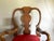 Early 20th Century Early 20c Queen Anne Red Velvet Mahogany Chair - 1 Pc For Sale - Image 5 of 9