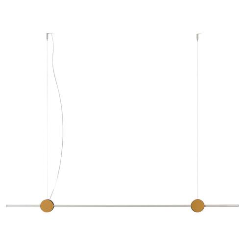 Eitie Pendant Lamp in Aluminium and Brass by Tobia Scarpa For Sale - Image 9 of 9