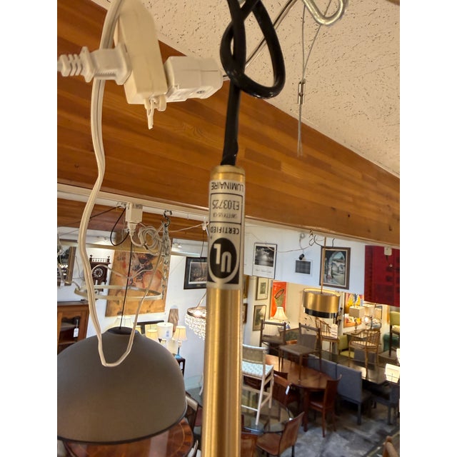 Luceplan for Calligaris Malamata Globe Pendant, Brass For Sale - Image 15 of 15