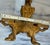 Antique French Rococo Gilt Brass Cherub Figural Double Inkwell Desk Stand 7.5” For Sale In Phoenix - Image 6 of 8