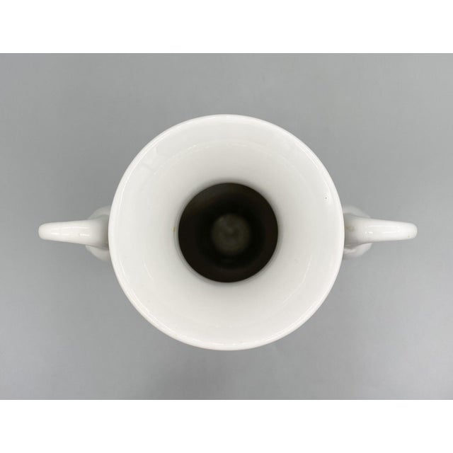 MidCentury Alboth & Kaiser/ Alka Kunst White Porcelain Urn Vase With