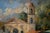 Valter, Impressionist Market Scene Before a Church, Oil on Panel For Sale - Image 4 of 15