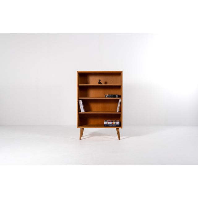 Mid-Century Modern Danish Oak Bookcase, 1960s For Sale - Image 9 of 10