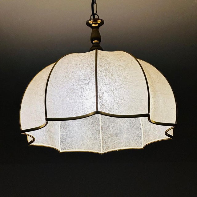 Metal Mid-Century Colonial Style Ceiling Lamp, 1970s For Sale - Image 7 of 11