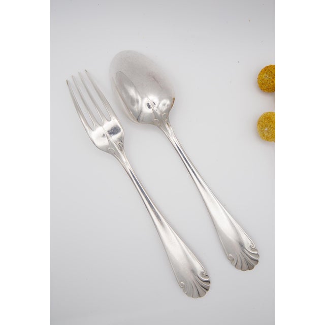 Antique Coquille Tableware for 12 from Christofle, 1900, Set of 24 For Sale - Image 7 of 12