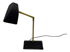 Adjustable Brass and Metal Desk Lamp by Omi for Koch & Lowy, 1970s