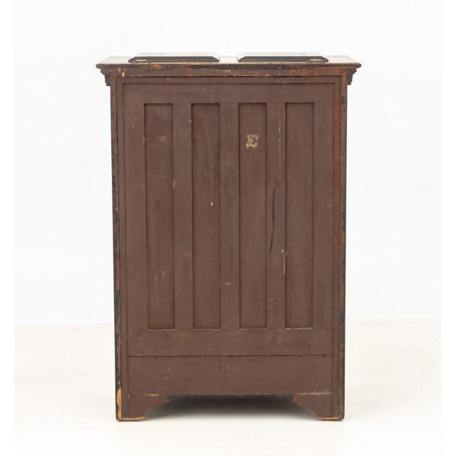 American Oak Ice Box Chest For Sale - Image 9 of 9
