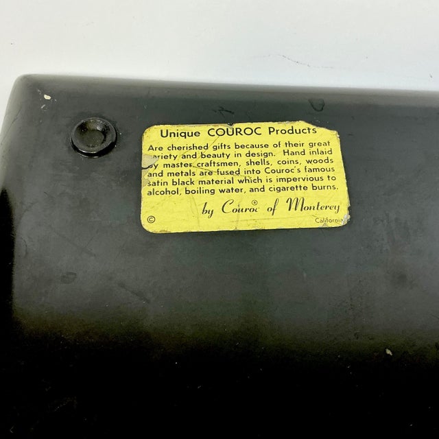 1970s Mid-Century Hollywood Regency Boho Chic Safari Couroc Giraffe Tray, Extra Large. For Sale - Image 18 of 18