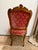 Antique French Louis XV Carved Chair in Coral Silk Velvet For Sale - Image 4 of 9