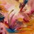 Pink Orange Red & Turquoise Expressive Abstract Art on Canvas by Contemporary Artist For Sale - Image 12 of 12