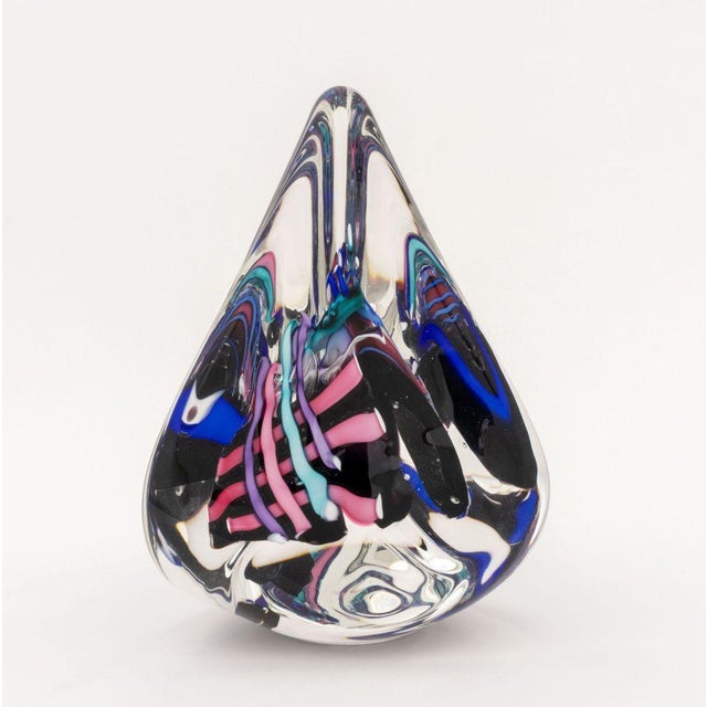1990s Michael Schmidt and Sonia Rhea Art Glass Sculpture For Sale - Image 5 of 11