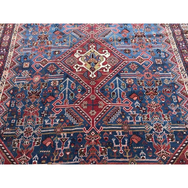 Antique Ghashghaei Rug For Sale - Image 16 of 18