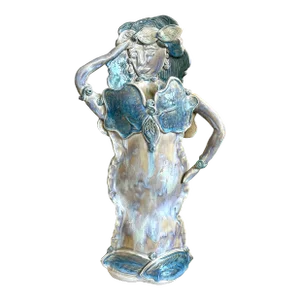 Vintage Studio Pottery Sculptural Female Figure Vase