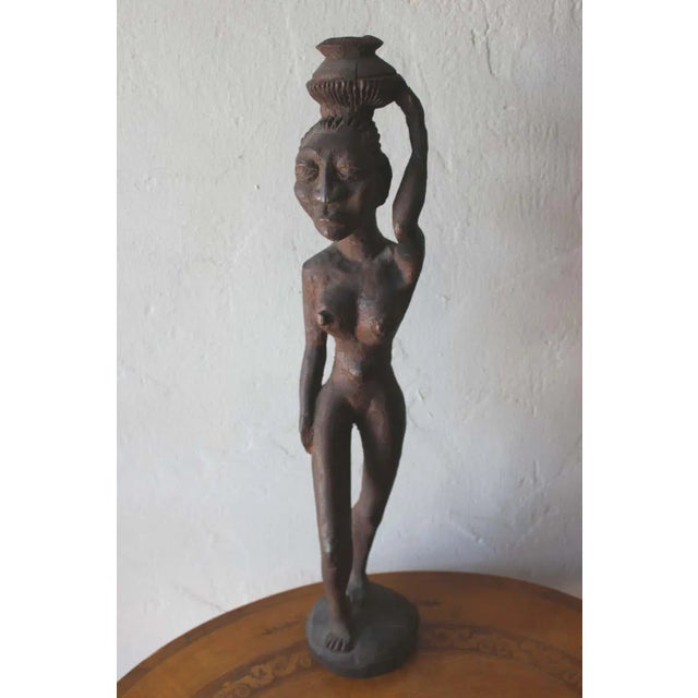 1960s Italian Sculpture of the African Women For Sale - Image 5 of 5