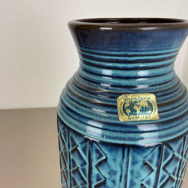 Large Brutalist Fat Lava Ceramic Vase from Carstens Tönnieshof, Germany, 1970s For Sale - Image 9 of 18