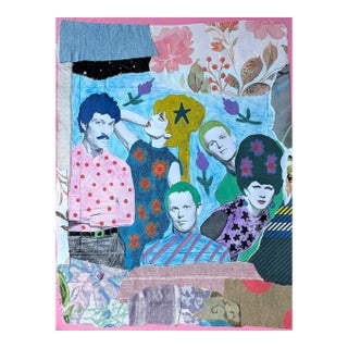 B-52's Mixed Media Collage For Sale