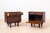 Elegant pair of Italian bedside cabinets manufactured by Bernini in the 1960s. The cabinets are distinguished by their...