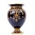 Antique Coalport Jewelled Cobalt Blue Porcelain Baluster Vase, 1880 For Sale - Image 4 of 14