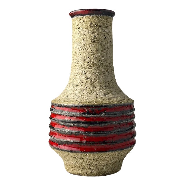 Vintage Italian Ceramic Vase, 1970s For Sale