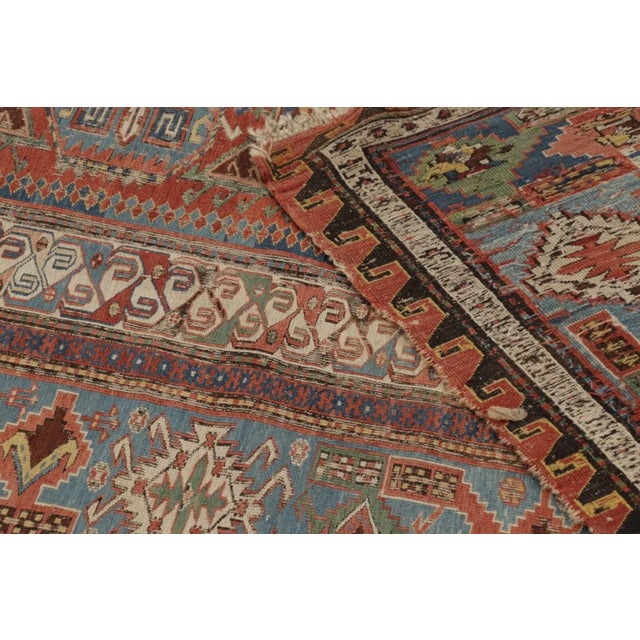 Vintage Soumak Dragon Rug With Dragon Soumak-Inspired Medallions - Rug & Kilim For Sale - Image 11 of 11