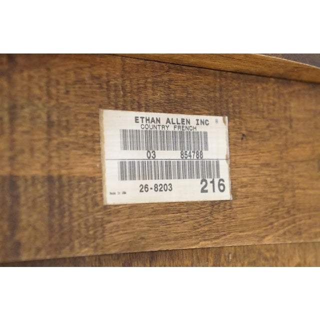Ethan Allen Country French Collection 22" Accent End Table 26-8203 - 216 Bordeaux Finish For Sale - Image 13 of 13