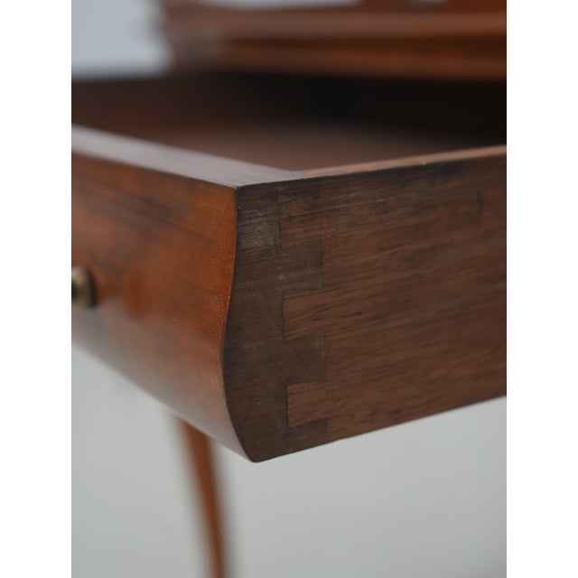 1940s Italian Chippendale Style Olivewood Tea Table For Sale - Image 5 of 18