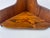 Rustic Vintage 1970s Wood Corner Shelf Wall Display For Sale - Image 3 of 10
