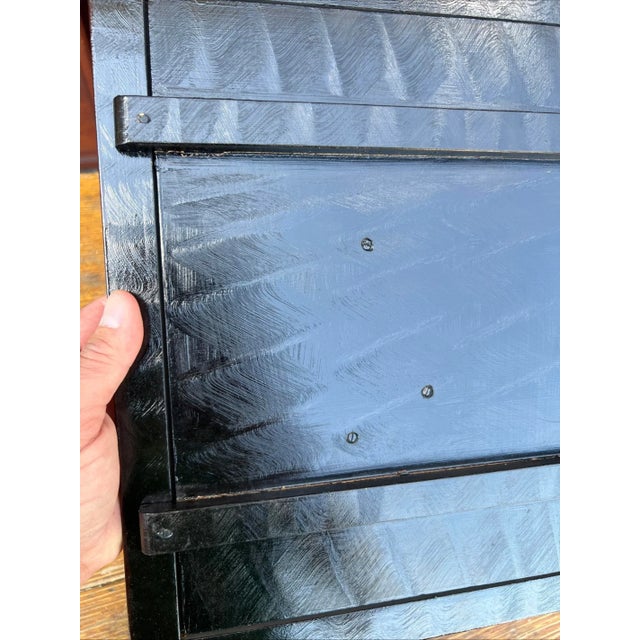 Vintage Chinese Carved Shell and Lacquer Peacock WallHang Artwork, Circa 1950’s For Sale - Image 10 of 18