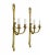 19th Century Louis XVI Style Knot and Tassel Candle Wall Lights, Set of 2 For Sale - Image 4 of 18
