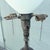 Metal Antique Neoclassical Weighted Metal Torchiere Floor Lamp With Dual Pull Chains For Sale - Image 7 of 9