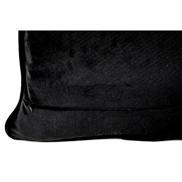 Animal Print Hair on Hide Pillow Cover With Piping For Sale - Image 11 of 12