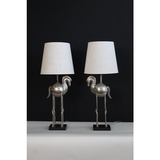 Italian Early 20th Century Tyndale Influence Trojan Horse Lamps - a Pair For Sale - Image 3 of 11