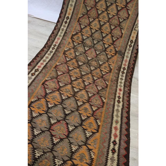 Caucasian Kilim Rug, 1920s For Sale - Image 3 of 15