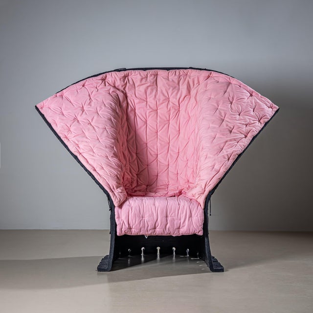 1980s Two Sculptural Lounge Chairs, “I Feltri” by Gaetano Pesce For Sale - Image 12 of 18