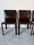 1980s Vintage Italian Mario Bellini Style Brown Leather Dining Chairs – Set of 4/Sold For Sale - Image 5 of 12