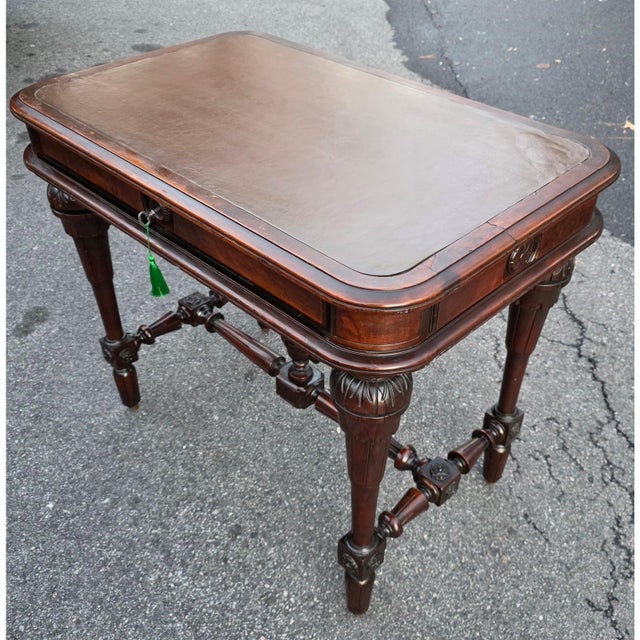 Antique 19th Century English William IV–period Mahogany Writing Table For Sale - Image 13 of 15