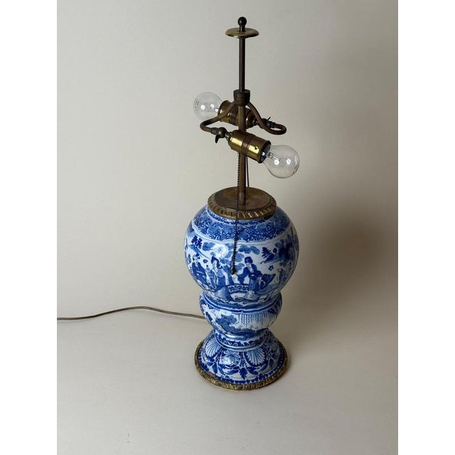 Asian Style Table Lamp by Gerhard Wolbeer, Berlin, Early 18th Century For Sale - Image 12 of 14