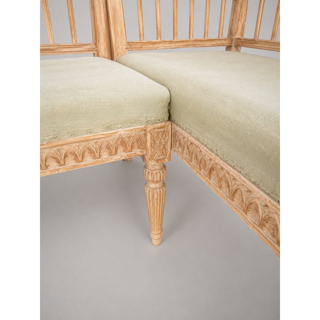 Gustavian Style Corner Seating Unit, 1940, Set of 2 For Sale - Image 6 of 8