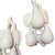French Country Vintage French Pair of White Ceramic Embossed Pears Wall Plaques For Sale - Image 3 of 7