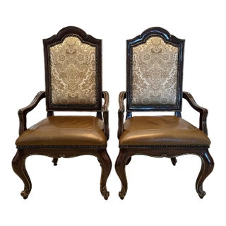 Marge Carson Bordeaux Arm Chairs- Set of 2 For Sale