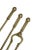 Brass Fire Companion Stand with Fire Irons For Sale - Image 6 of 11