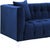 Bea Navy Velvet Sofa For Sale - Image 4 of 8