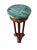 Vintage Bombay Company Regency-Style Mahogany Pedestal Stand with Green Marble Top Elegant and versatile, this vintage...