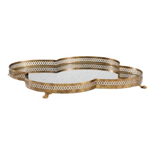Tracery Mirrored Tray For Sale