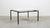 Modern design coffee table designed by Martin Visser for Spectrum. The table is made of white laminated MDF on black...