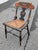 19th C. Baltimore Ebonised & Painted Bergere Side Chair, 1880s For Sale - Image 13 of 14