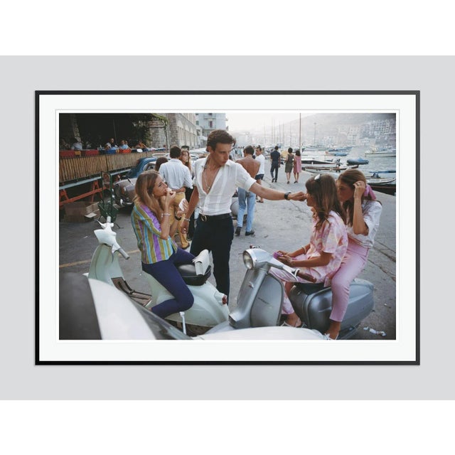 Modern Porto Ercole 1967 by Slim Aarons Framed C-Print For Sale - Image 3 of 3